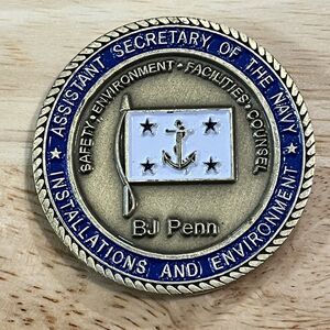 Challenge Coin USN Assistant Secretary Of The Navy Installations & Environment